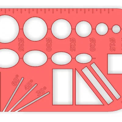 DRAWING STENCIL – Khuôn vẽ kỹ thuật