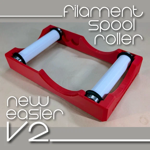 Giá Đỡ Cuộn Filament Dạng Roller - NEW V2 - Dễ In và Lắp Ráp - Image 1