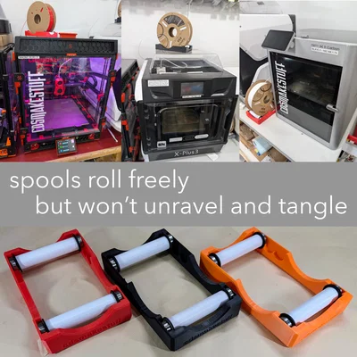 Giá Đỡ Cuộn Filament Dạng Roller - NEW V2 - Dễ In và Lắp Ráp