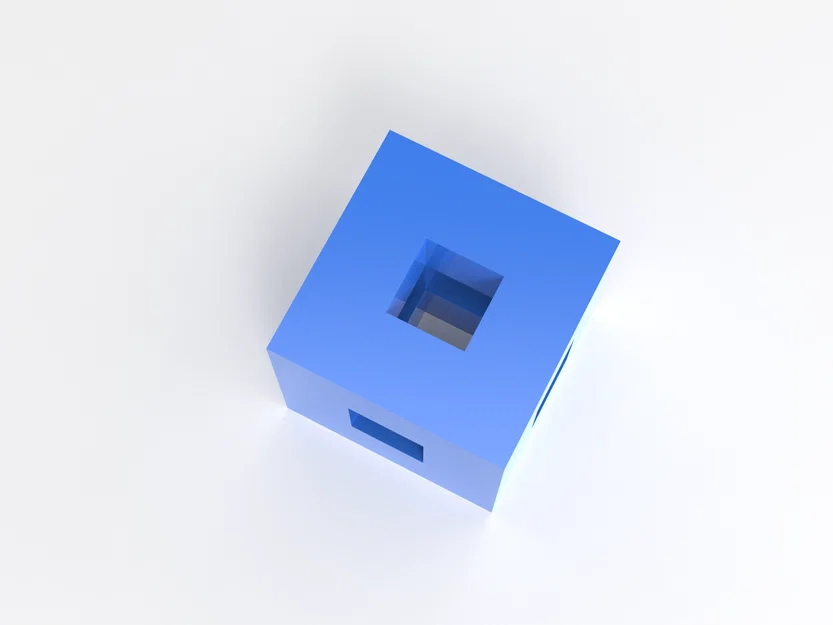 Mô hình test dung sai 3D (Tolerance Test Cube) 10mm cho máy in - Image 2