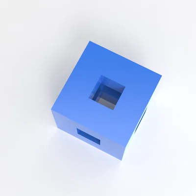 Mô hình test dung sai 3D (Tolerance Test Cube) 10mm cho máy in
