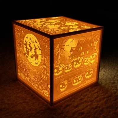 Hộp Lithophane Halloween
