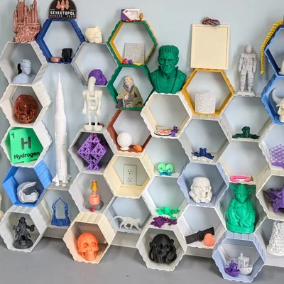 Kệ lục giác gắn tường (Hex Shelf)