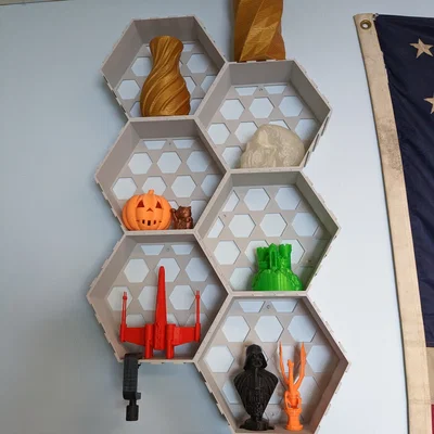 Kệ lục giác gắn tường (Hex Shelf)