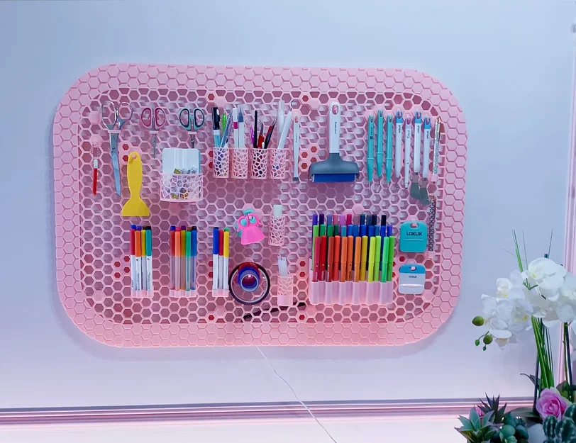 Tường lưu trữ Honeycomb kèm LED (HSW) - Image 5