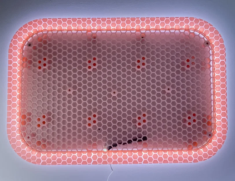 Tường lưu trữ Honeycomb kèm LED (HSW) - Image 8