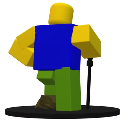 Mô hình Roblox Noob chiến binh in 3D ấn tượng