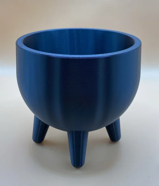 Chậu Cây Trang Trí Mid-Century Có Chân Đế - Image 2