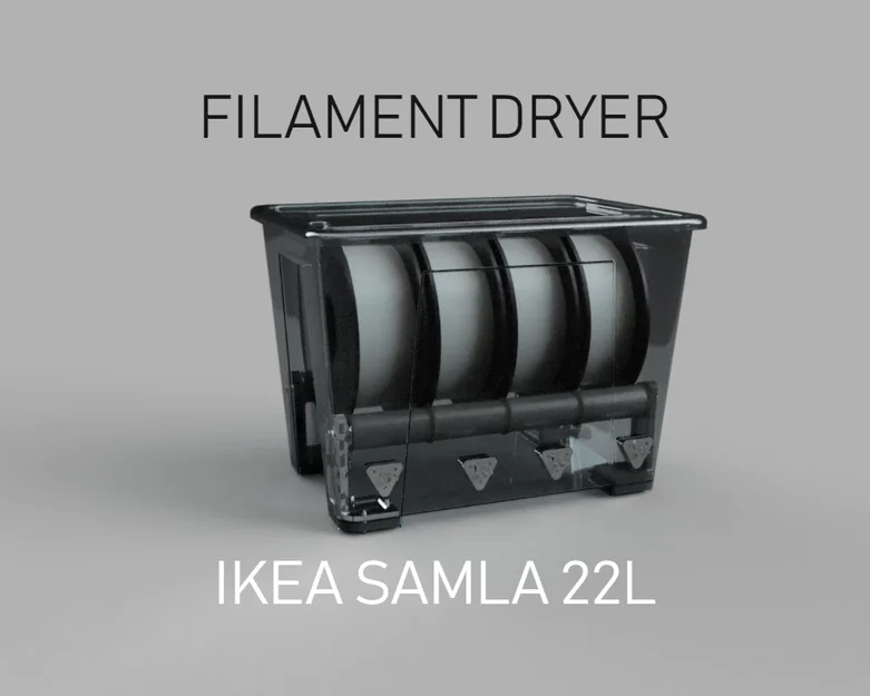 Hộp sấy filament Ikea Samla 22L (4 cuộn quay độc lập) - Image 1