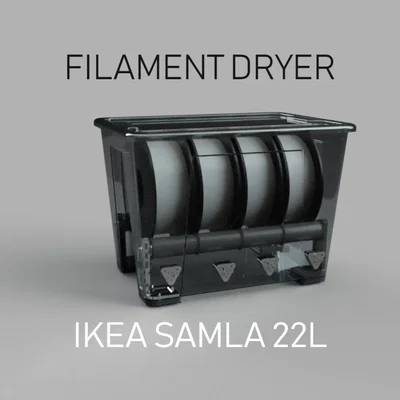 Hộp sấy filament Ikea Samla 22L (4 cuộn quay độc lập)