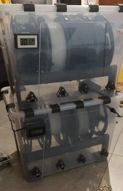Hộp sấy filament Ikea Samla 22L (4 cuộn quay độc lập) - Image 3