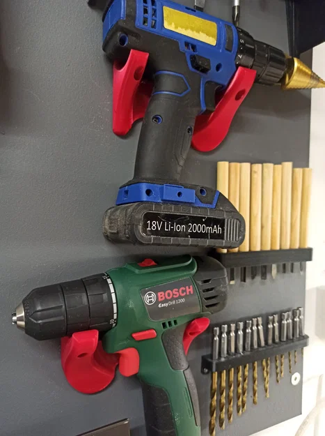 Móc treo máy khoan pin đa năng (Universal cordless drill hanger) - Image 3