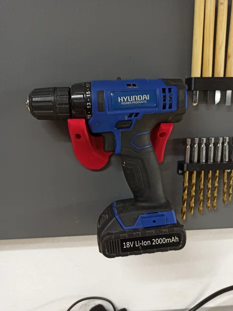 Móc treo máy khoan pin đa năng (Universal cordless drill hanger) - Image 4