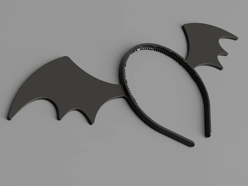 Băng đô cánh dơi phong cách Vampirina cho hóa trang Halloween - Image 1