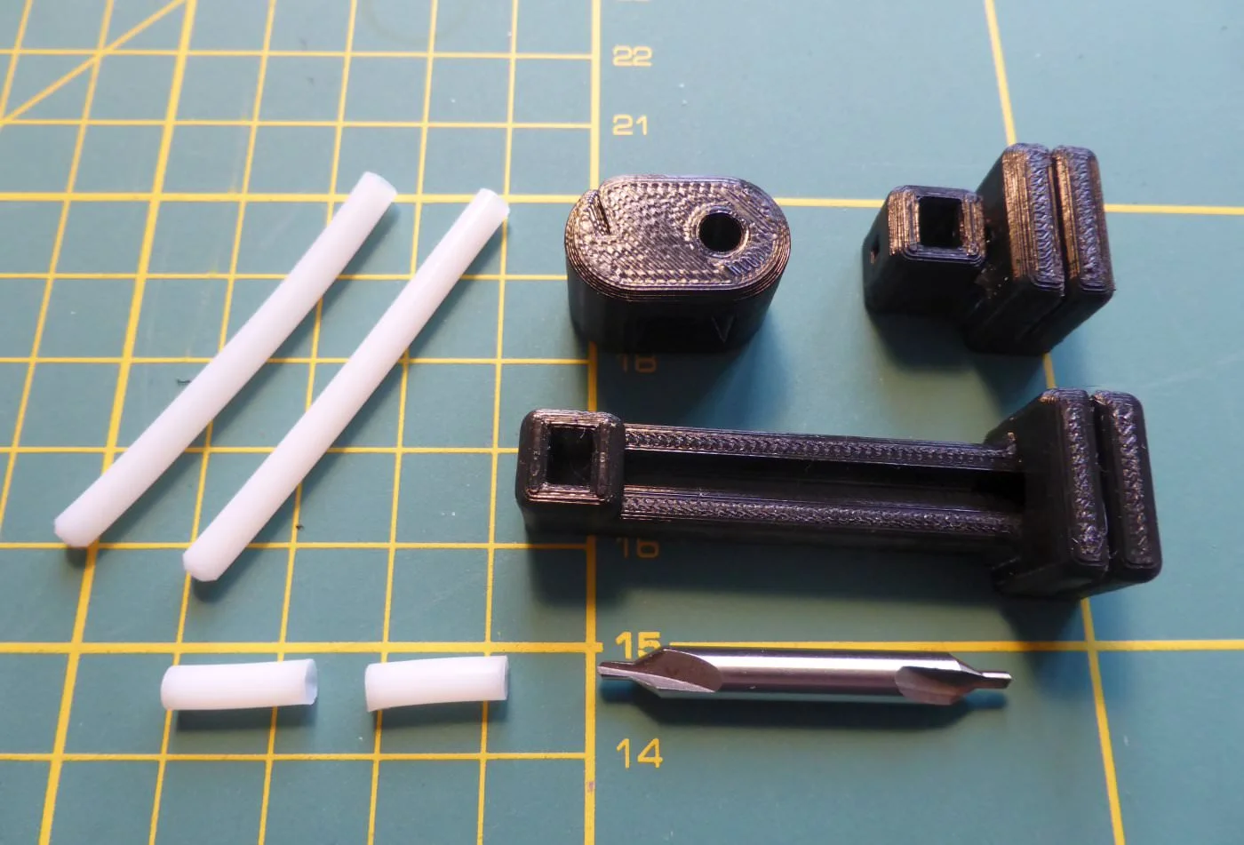 Jig vát mép & cắt ống PTFE (PTFE Tube Chamfer and Cut Jig) 1