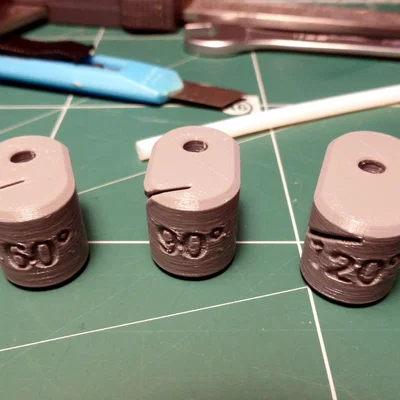 Jig vát mép & cắt ống PTFE (PTFE Tube Chamfer and Cut Jig)