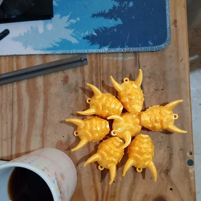 Móc khóa mặt nạ quỷ ONI: Thiết kế Samurai 3D cá tính