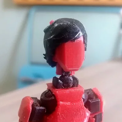 Mô hình tóc Neko Rex cho Dummy 13