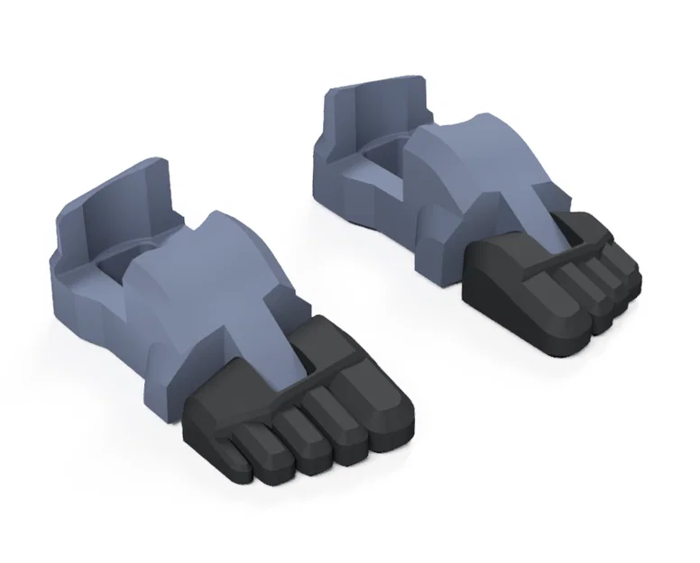 Dummy 13 Smooth Feet - Bộ bàn chân cách điệu cho Dummy 13 - Image 1