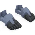 Dummy 13 Smooth Feet - Bộ bàn chân cách điệu cho Dummy 13 - Thumbnail 1