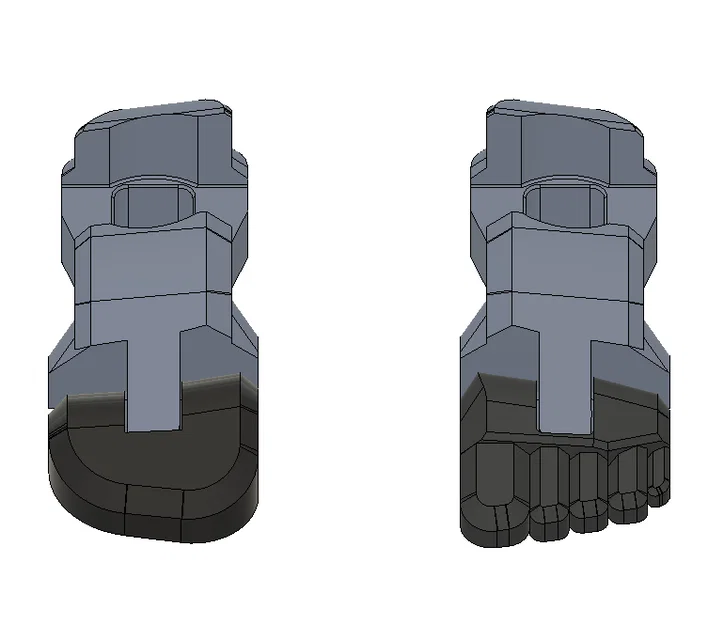 Dummy 13 Smooth Feet - Bộ bàn chân cách điệu cho Dummy 13 - Image 3
