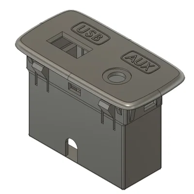 Nắp che cổng USB và AUX thay thế cho xe Subaru Forester Impreza