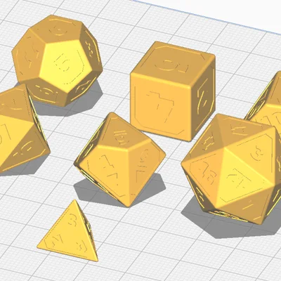 Bộ Xúc Xắc Dungeons & Dragons (D&D) In 3D Độc Đáo