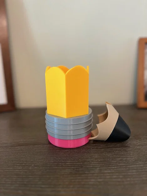 Ống Đựng Bút Có Nắp Vặn (Pencil Holder with Lid) - Image 2