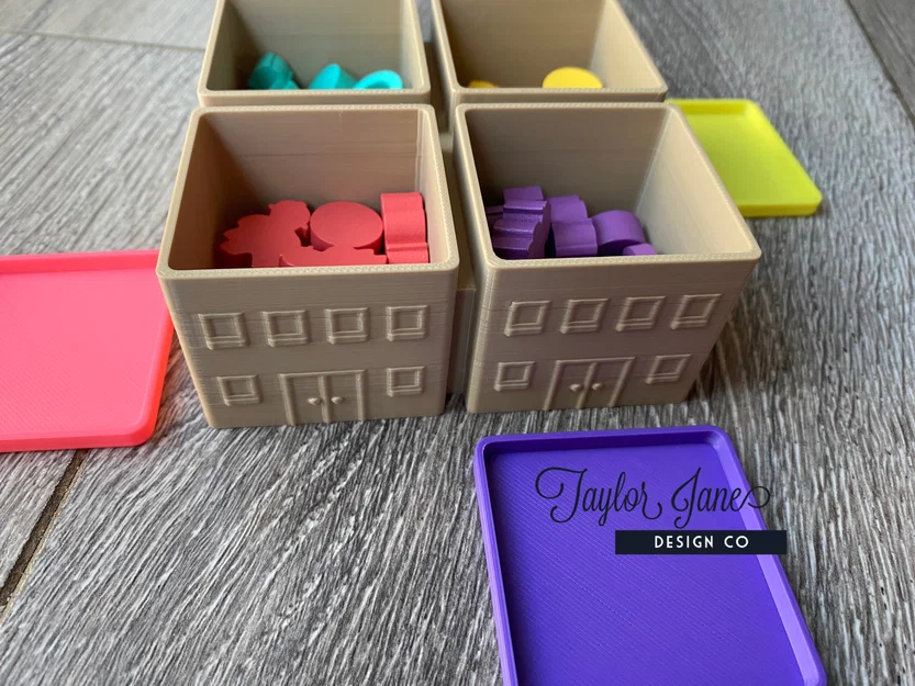 Insert/Organizer cho Cities Board Game (Cities Board Game Insert) - Image 2