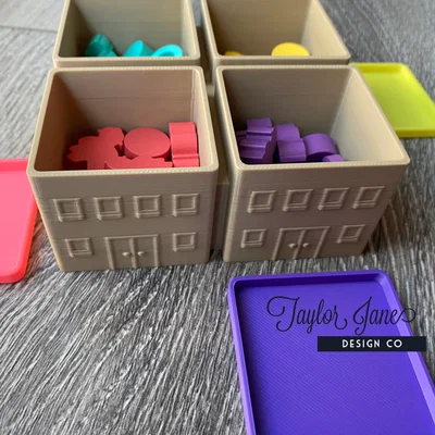 Insert/Organizer cho Cities Board Game (Cities Board Game Insert)