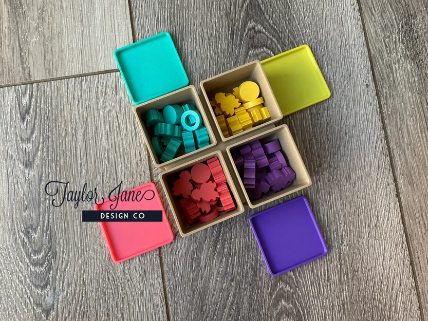 Insert/Organizer cho Cities Board Game (Cities Board Game Insert) - Image 3