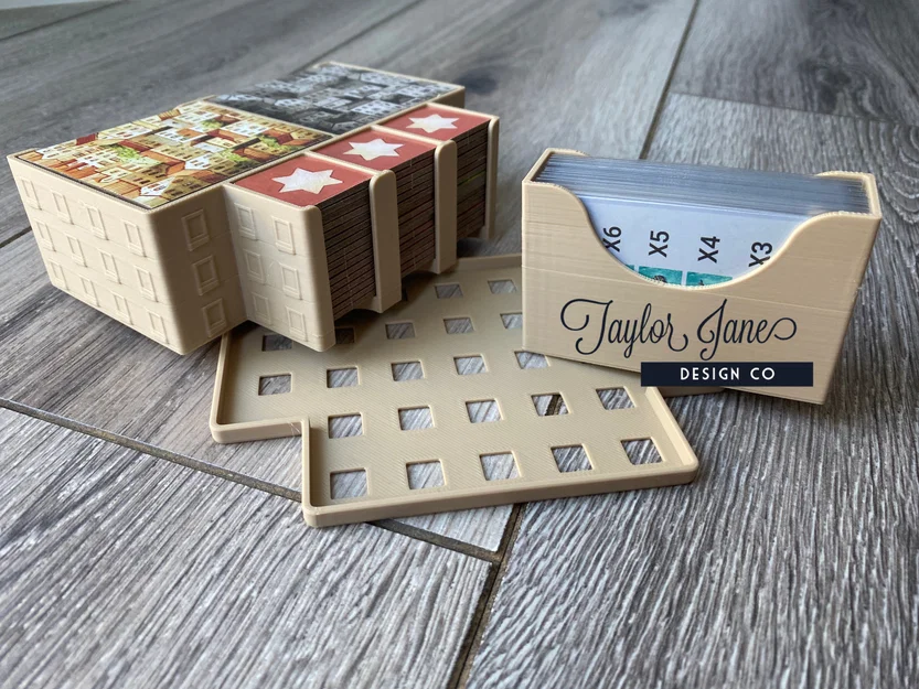 Insert/Organizer cho Cities Board Game (Cities Board Game Insert) - Image 4