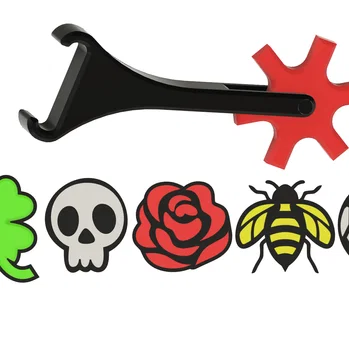 Bộ sưu tập phụ kiện trang trí Crocs (Crocs Charms) in 3D cực đẹp