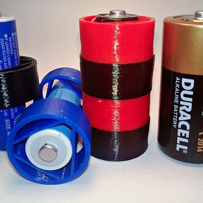Adapter pin: AA (LR6) sang C (LR14) | Battery Adapter: AA to C