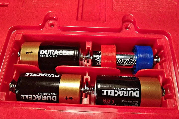 Adapter pin: AA (LR6) sang C (LR14) | Battery Adapter: AA to C - Image 3