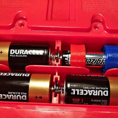 Adapter pin: AA (LR6) sang C (LR14) | Battery Adapter: AA to C