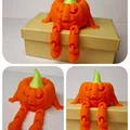 Mô hình bí ngô cử động (Articulated Pumpkin) in 3D trang trí Halloween - Thumbnail 1