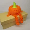 Mô hình bí ngô cử động (Articulated Pumpkin) in 3D trang trí Halloween - Thumbnail 2