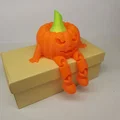 Mô hình bí ngô cử động (Articulated Pumpkin) in 3D trang trí Halloween - Thumbnail 3
