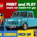 Mô hình xe LEGO MINI COOPER PICK UP độc đáo dễ in 3D - Thumbnail 1