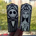 Fan Art Jack & Sally phát sáng trong bóng tối – 2D phong cách stained glass - Thumbnail 3