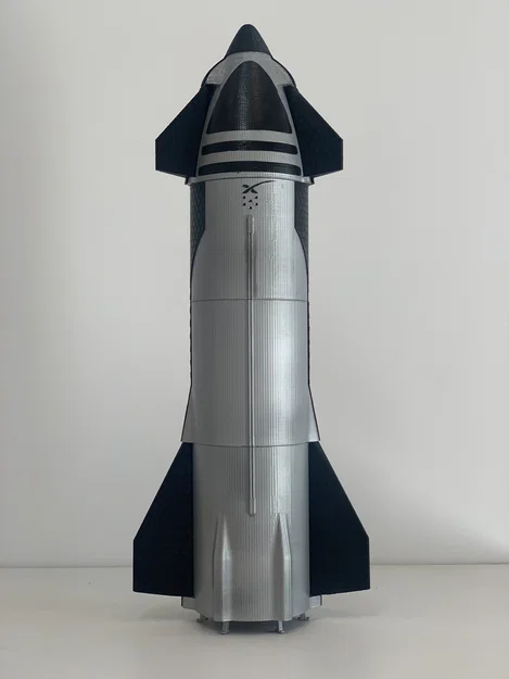 Starship SpaceX (tỷ lệ 1/100, cao 50cm) – bản đang hoàn thiện - Image 1