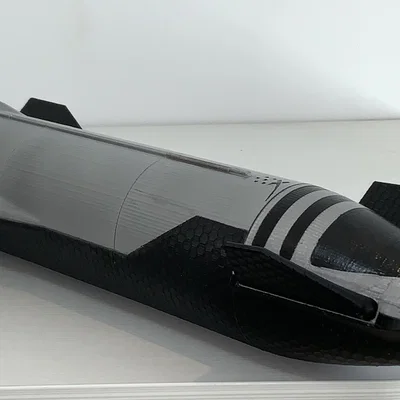 Starship SpaceX (tỷ lệ 1/100, cao 50cm) – bản đang hoàn thiện