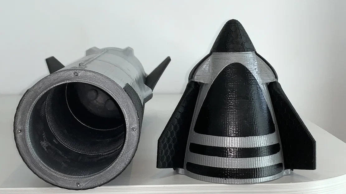 Starship SpaceX (tỷ lệ 1/100, cao 50cm) – bản đang hoàn thiện - Image 4