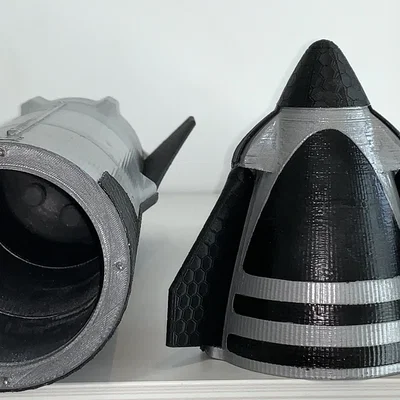 Starship SpaceX (tỷ lệ 1/100, cao 50cm) – bản đang hoàn thiện