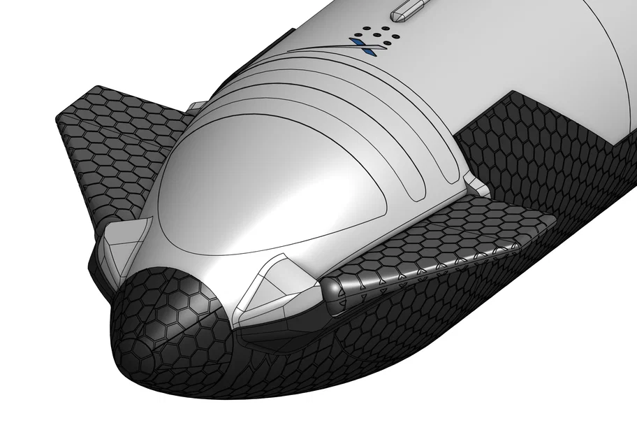 Starship SpaceX (tỷ lệ 1/100, cao 50cm) – bản đang hoàn thiện - Image 6