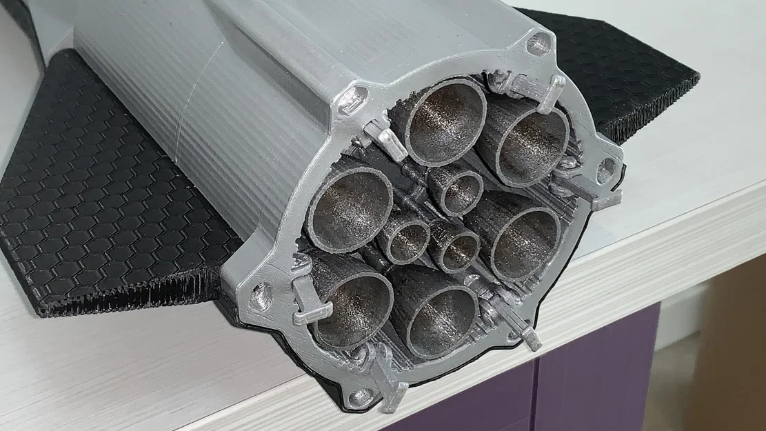 Starship SpaceX (tỷ lệ 1/100, cao 50cm) – bản đang hoàn thiện - Image 7