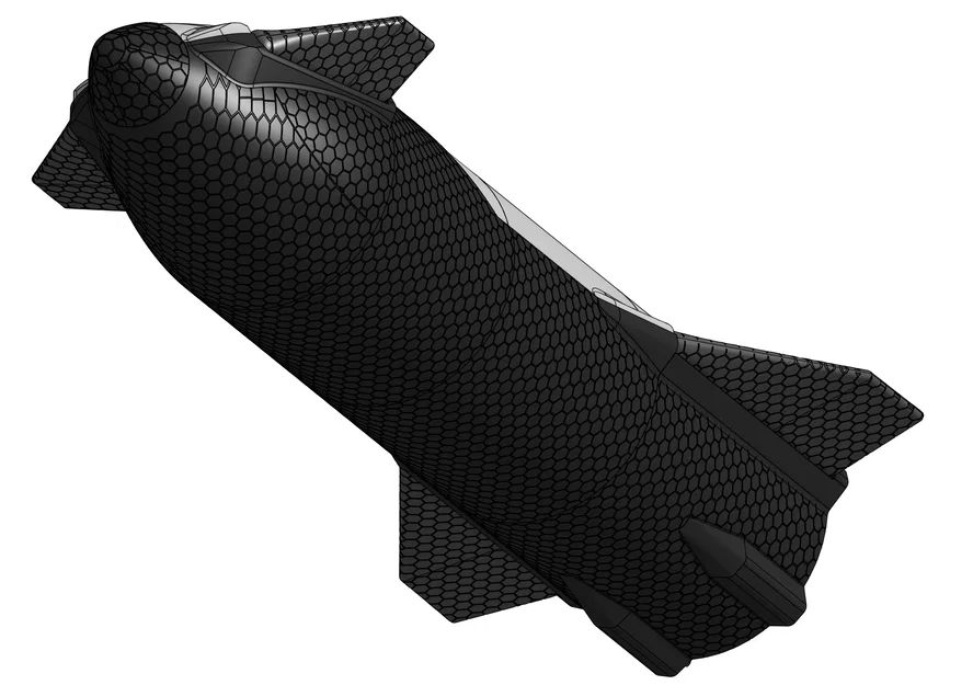 Starship SpaceX (tỷ lệ 1/100, cao 50cm) – bản đang hoàn thiện - Image 10