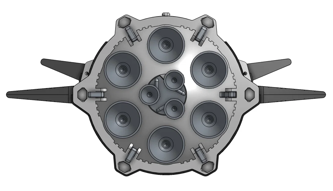 Starship SpaceX (tỷ lệ 1/100, cao 50cm) – bản đang hoàn thiện - Image 12