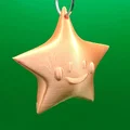 Ngôi sao trang trí Giáng sinh 3D đáng yêu làm móc khóa tiện lợi - Thumbnail 2